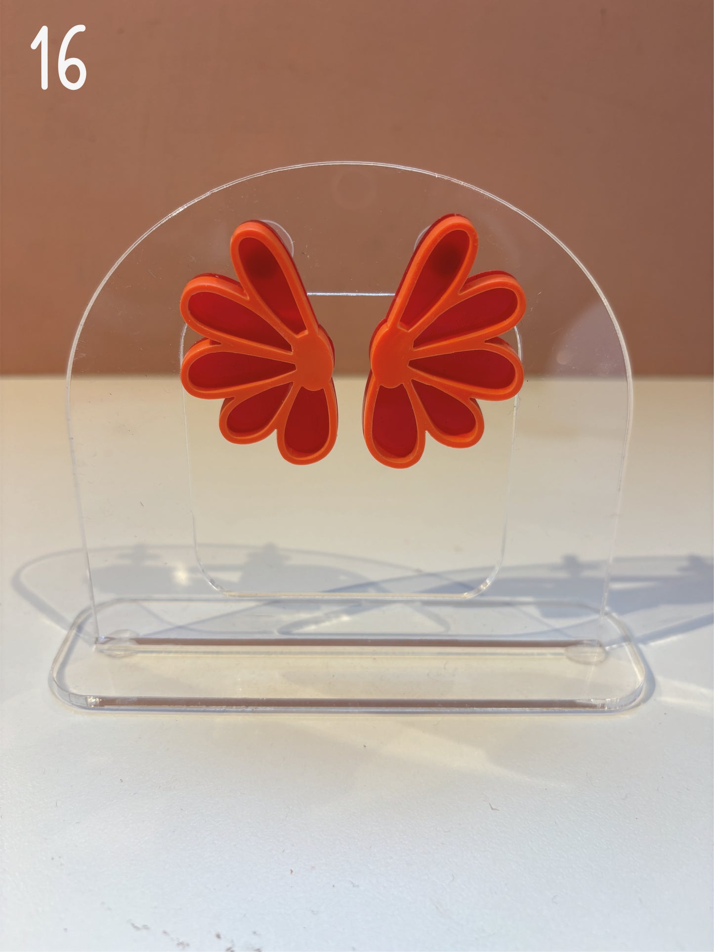 BOUCLES D'OREILLES - marguerite double
