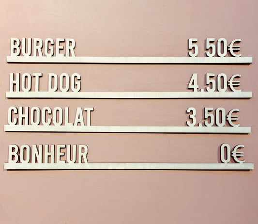 Décoration de cuisine -Personnalisable