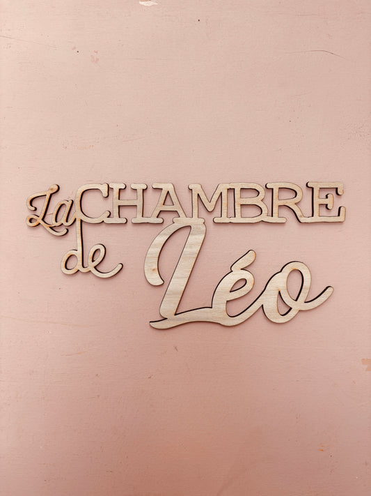 NOM DE PORTE  2 - PERSONNALISABLE