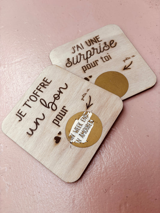 CARTE A GRATTER