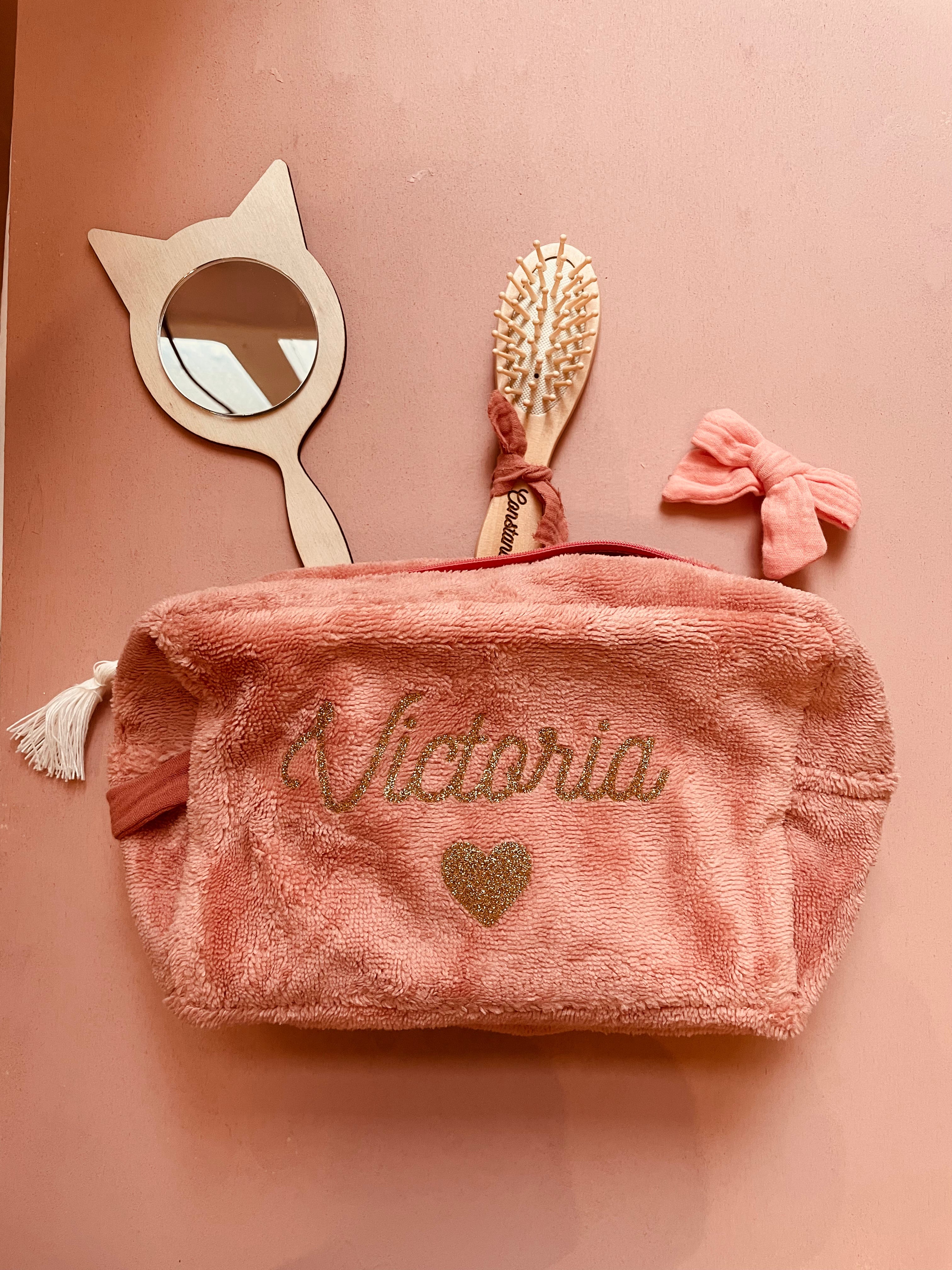 TROUSSE DE TOILETTE PERSONNALISABLE - Divers coloris