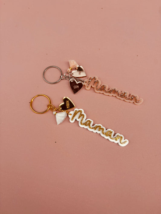PORTE CLEFS BRELOQUES  PERSONNALISABLE