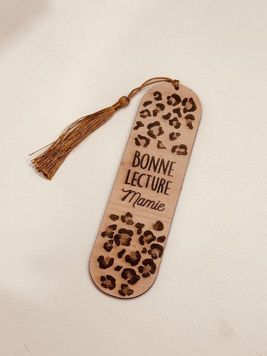 MARQUE PAGES - LEOPARD