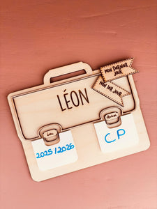 PANCARTECARTABLE RENTRÉE DES CLASSES - PERSONNALISABLE