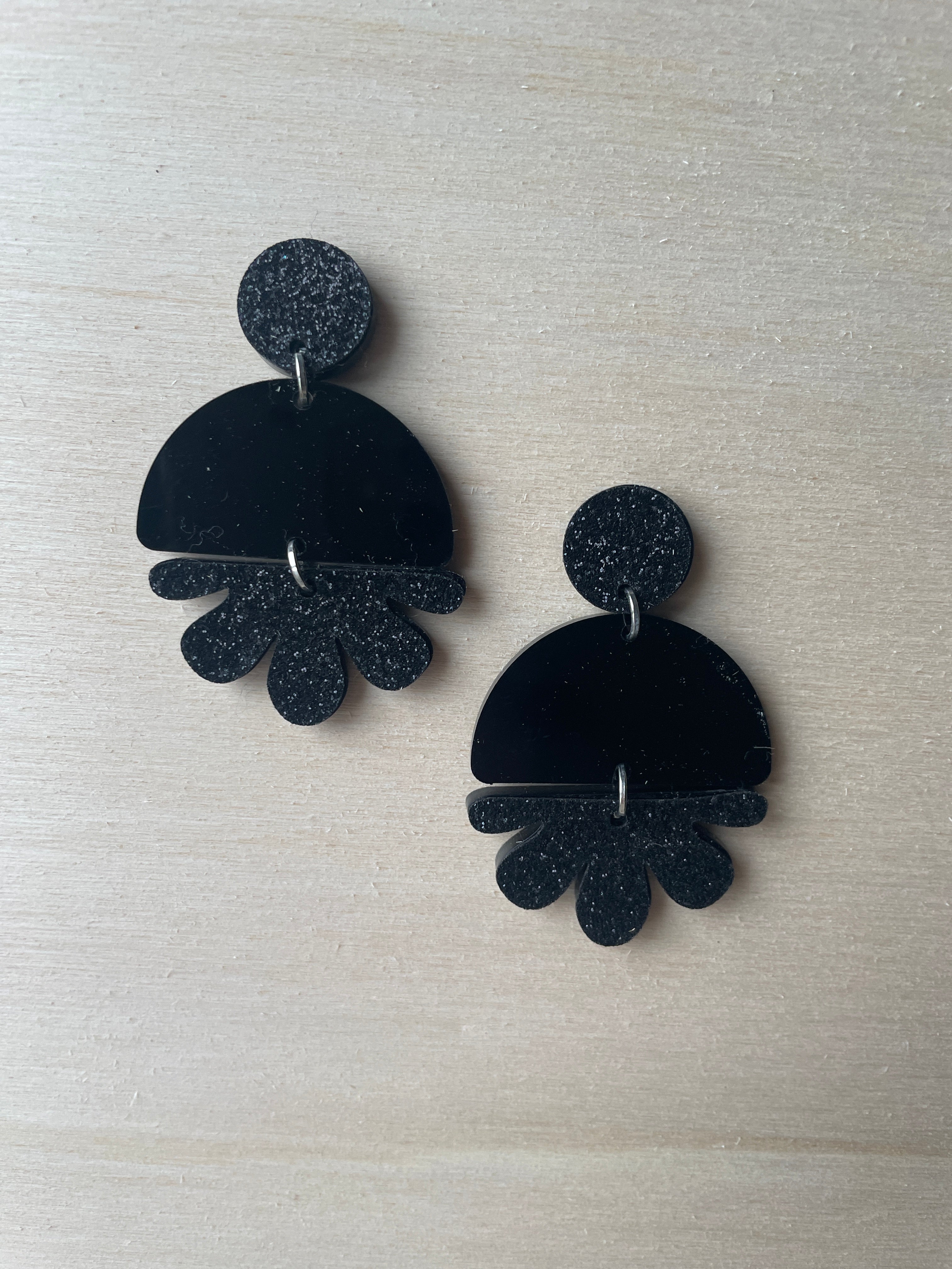 BOUCLES D'OREILLES - FULL BLACK