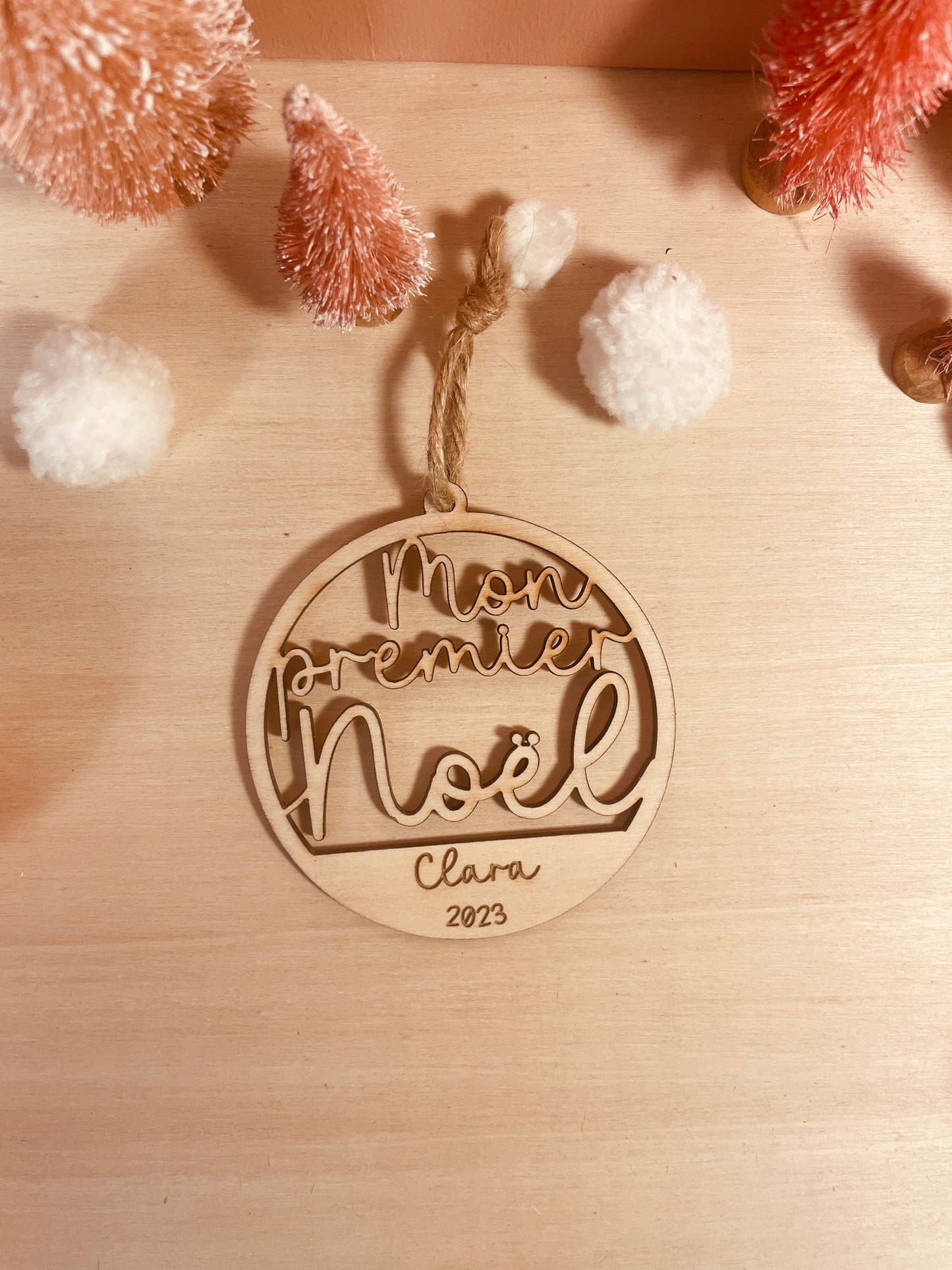 BOULE DE NOËL - MESSAGE PERSONNALISABLE (divers modèles)
