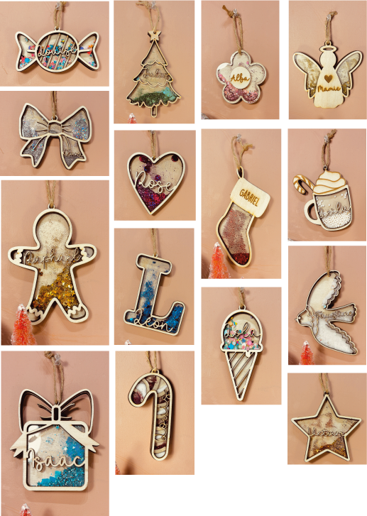 BOULE DE NOËL - BOULE A PAILLETTES DIVERS MODELES