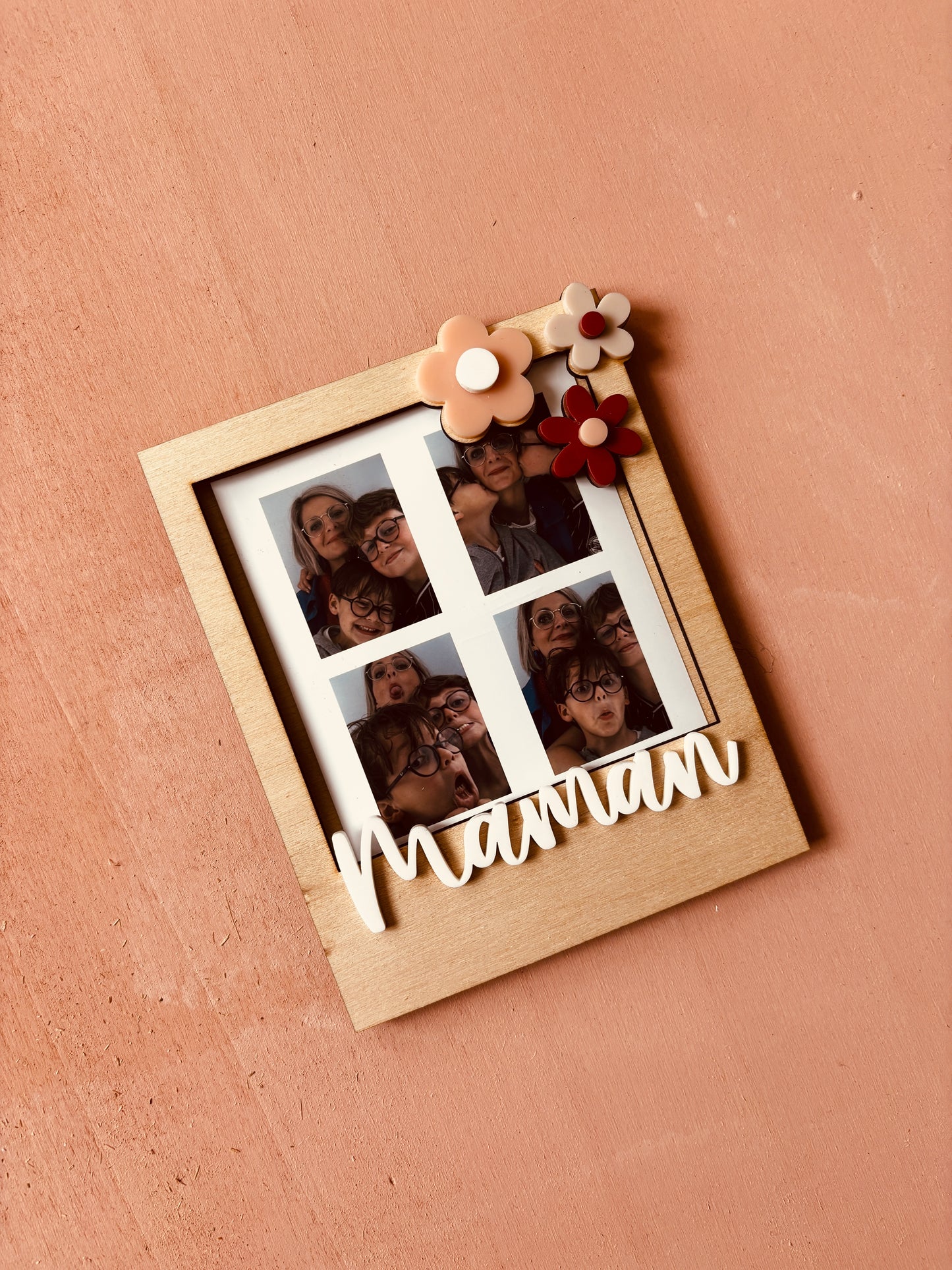 POLAROID MAMIE/MAMAN FLEURS  - PERSONNALISABLE