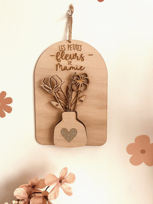 LES PETITES FLEURS DE MAMIE/MAMAN/TATA - PERSONNALISABLE