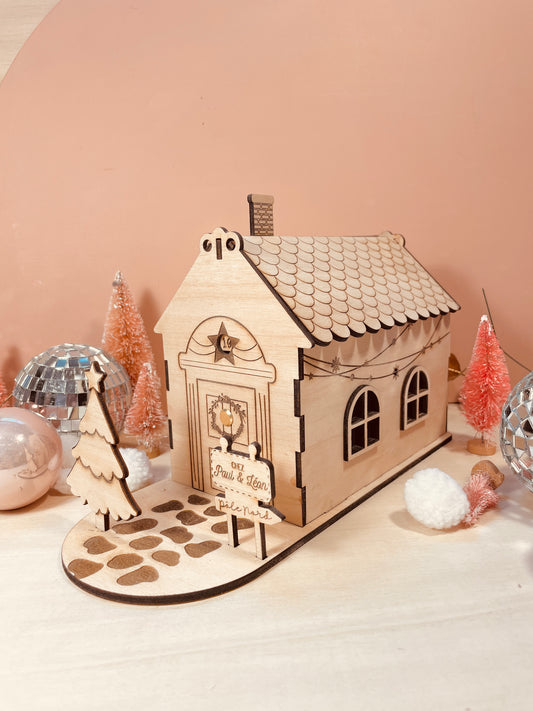 CALENDRIER DE L'AVENT MAISON - PERSONNALISÉ