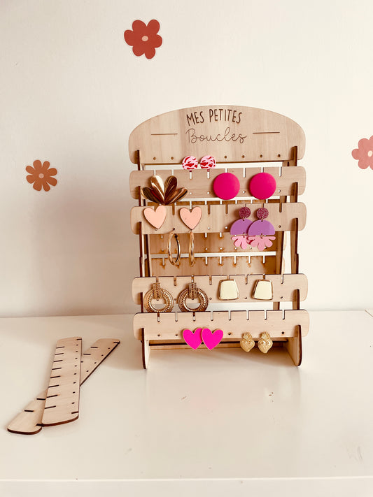 PORTE BOUCLES D'OREILLES - PERSONNALISABLE