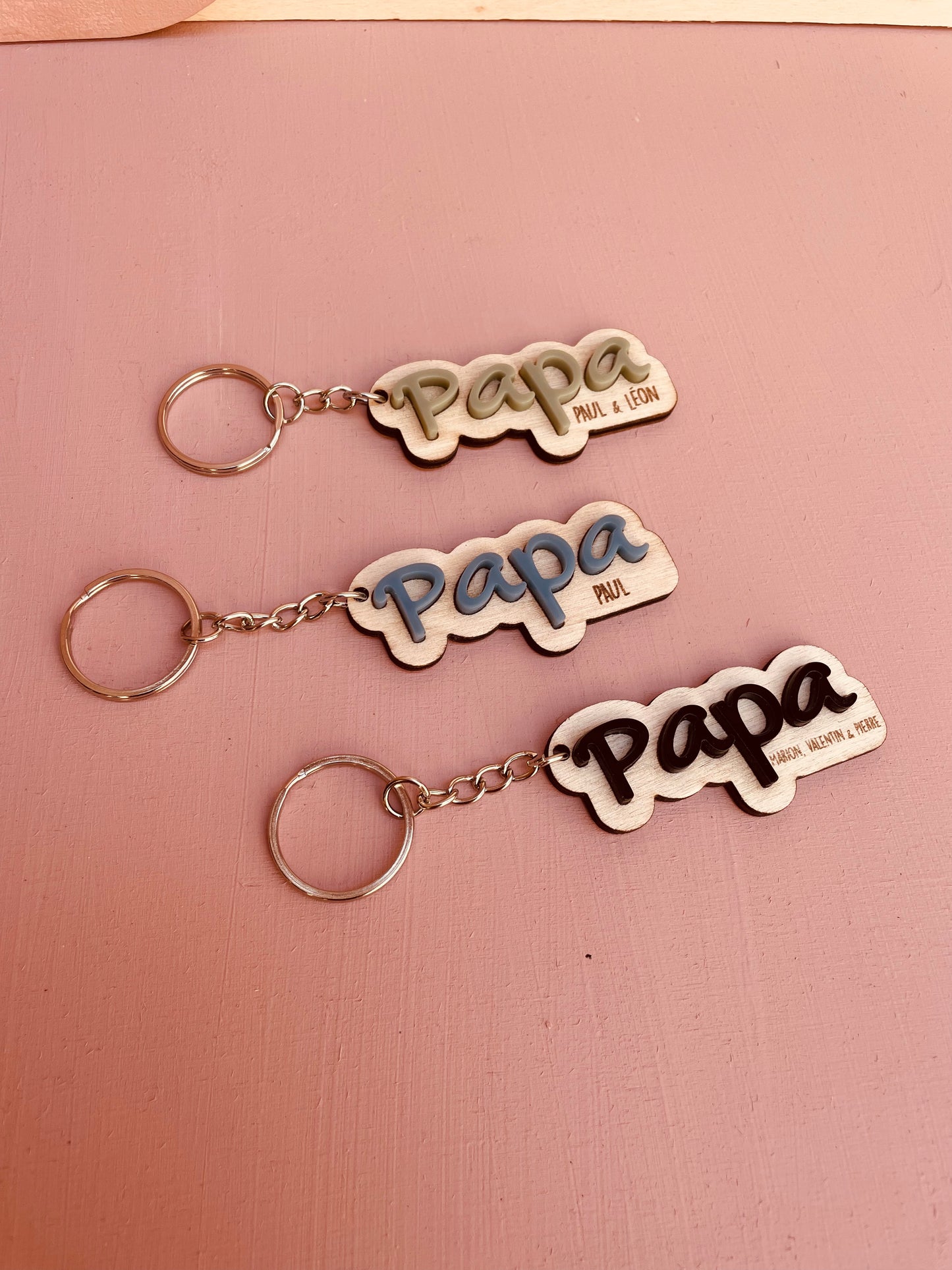 PORTE-CLÉS PAPA/PAPY