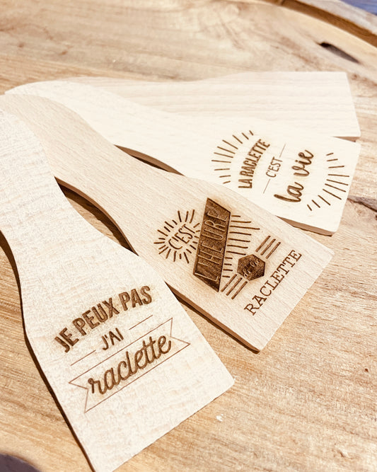 Spatule raclette - Personnalisable