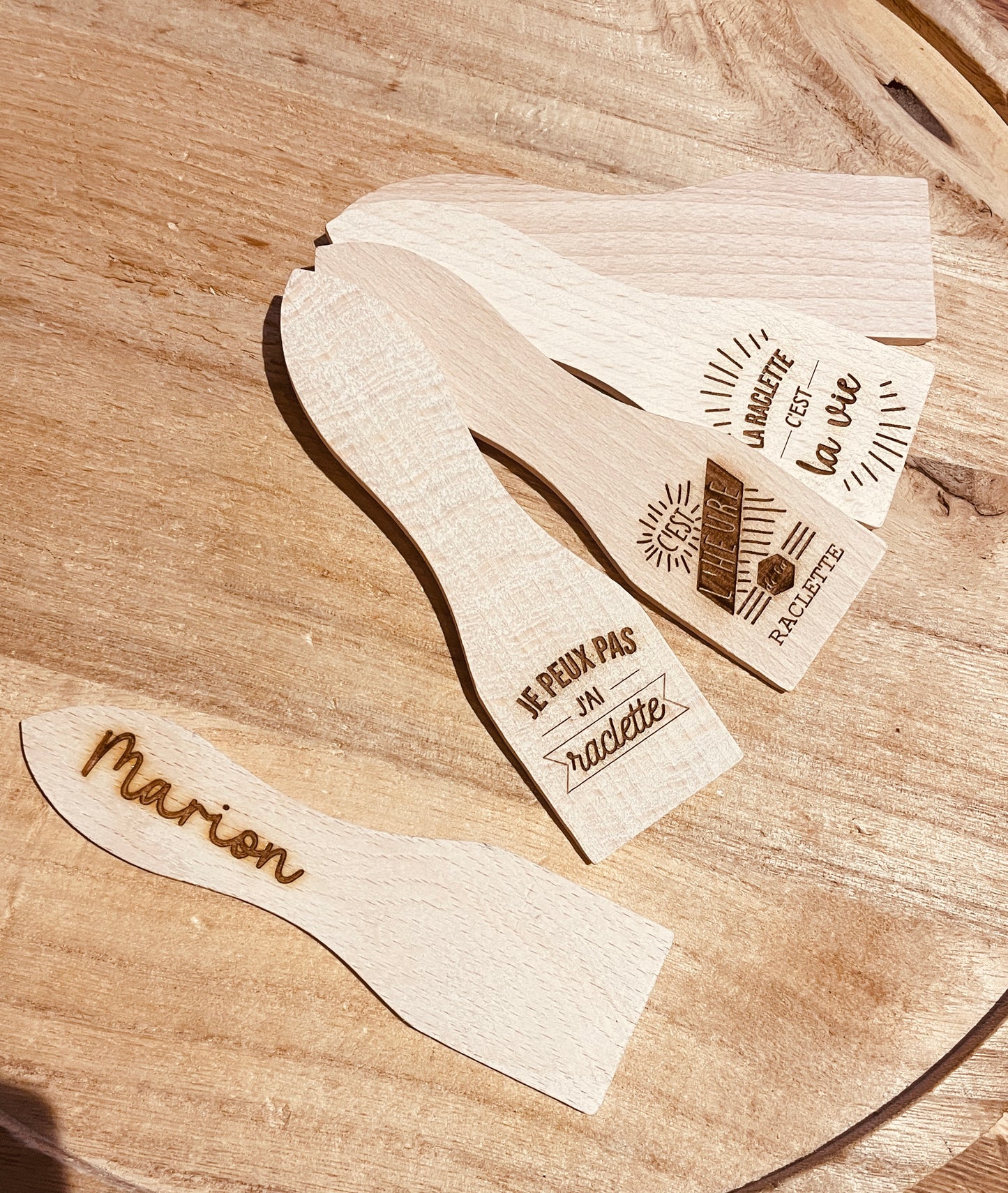 Spatule raclette - Personnalisable