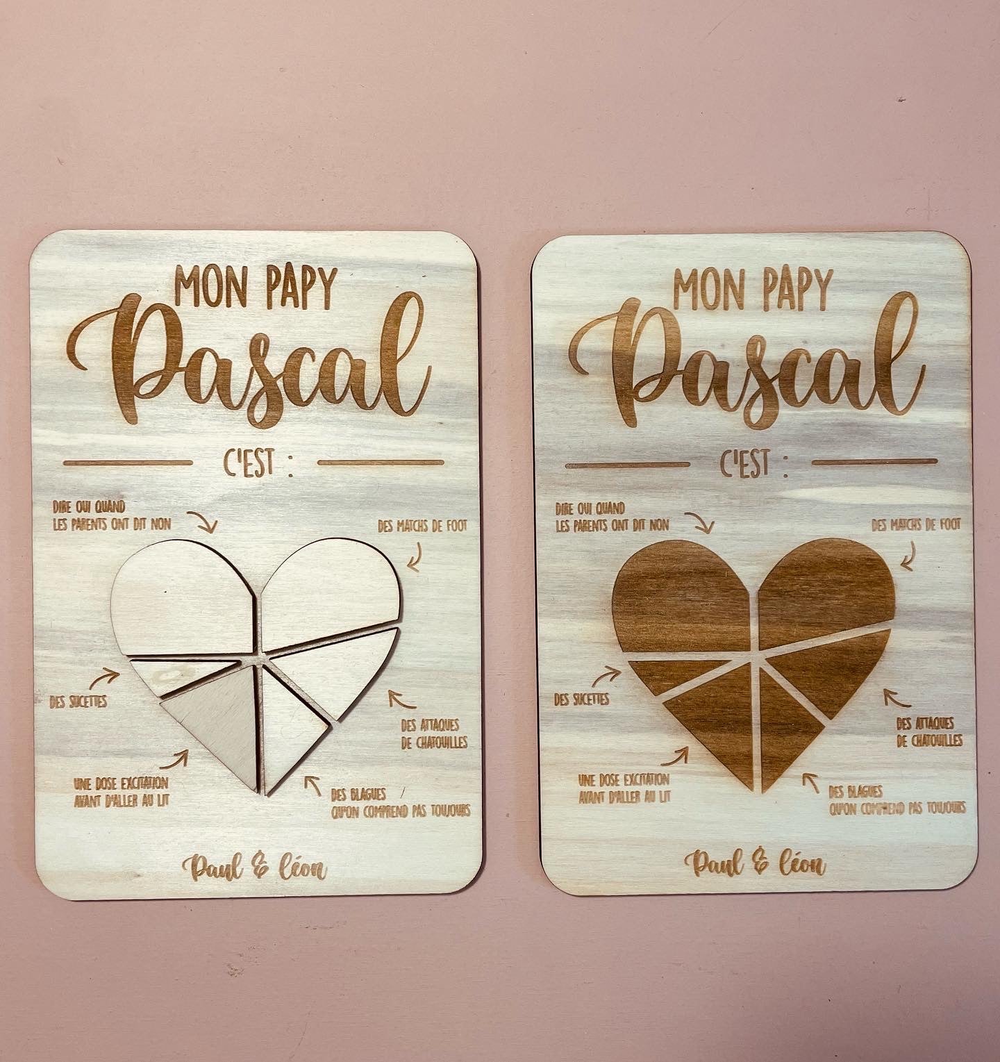 PANCARTE MON PAPY - PERSONNALISABLE
