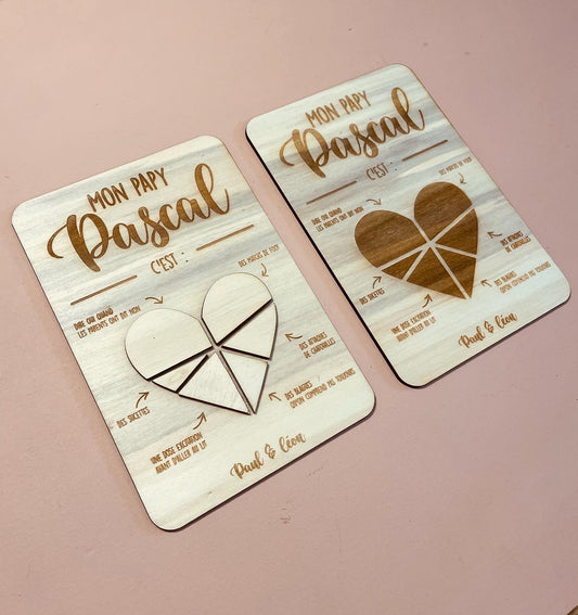 PANCARTE MON PAPY - PERSONNALISABLE