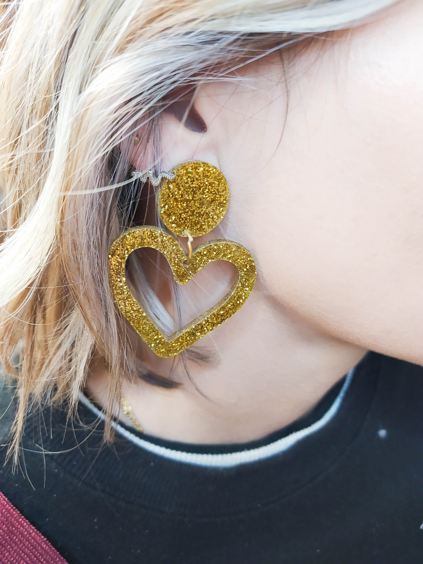 BOUCLES D'OREILLES - COEURS