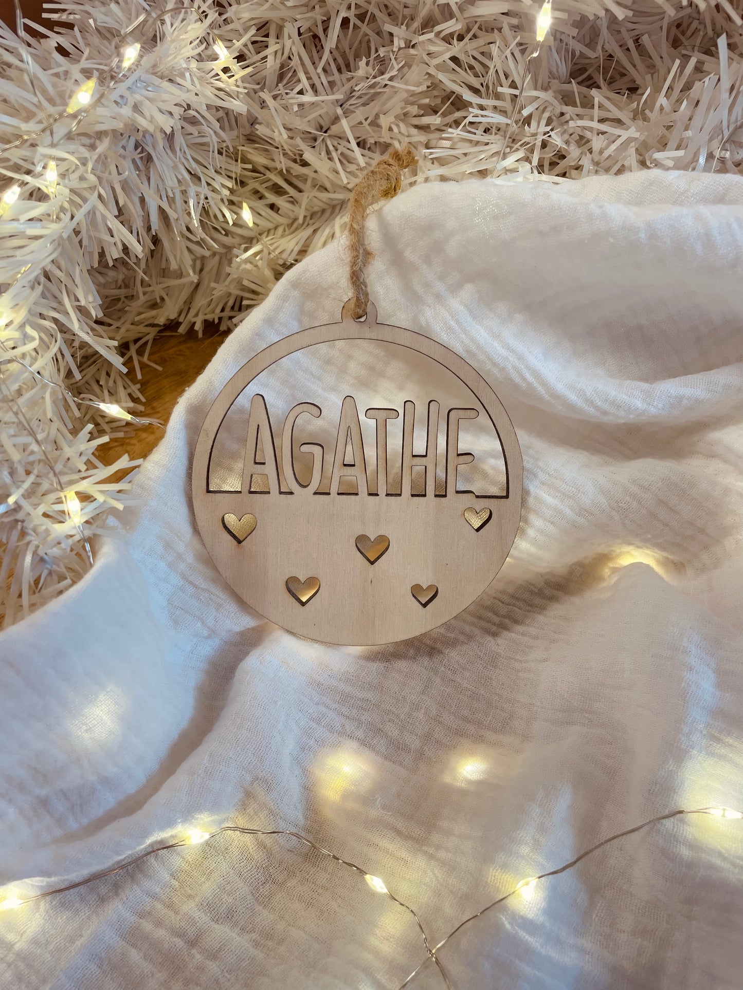 BOULE DE NOËL - MOTIFS  DECOUPÉS