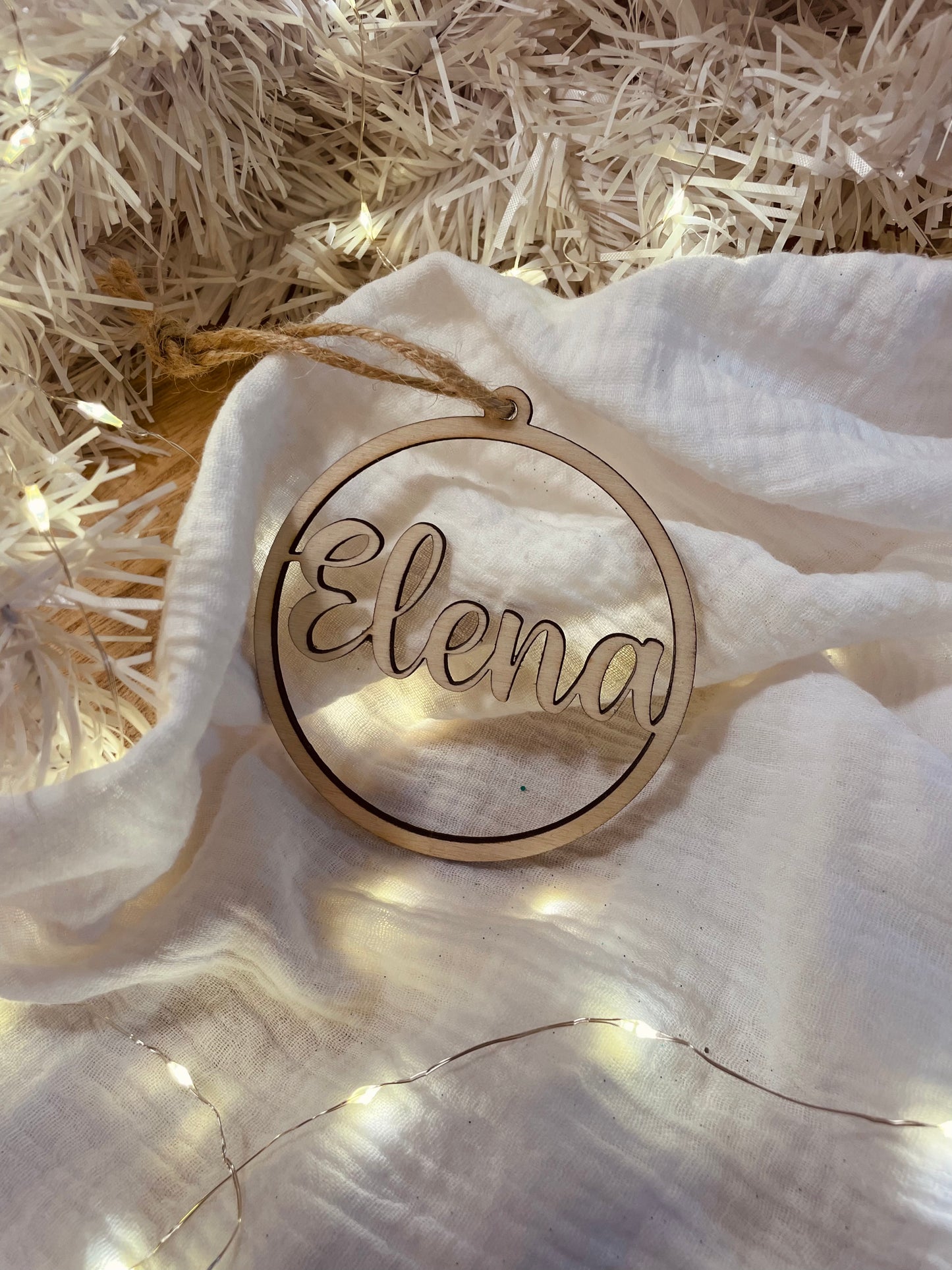 BOULE DE NOËL - PRÉNOM