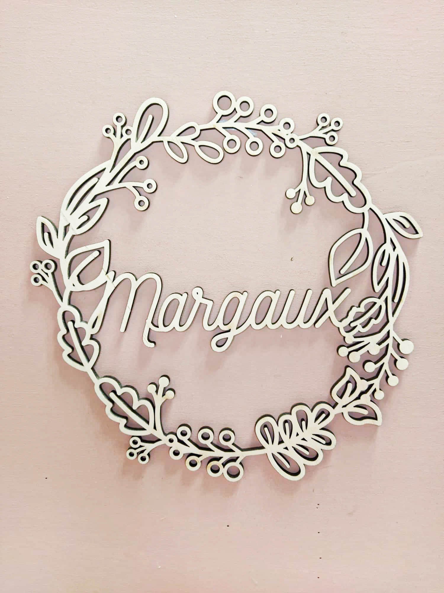 COURONNE DE FEUILLAGES - PERSONNALISABLE