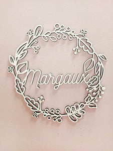 COURONNE DE FEUILLAGES - PERSONNALISABLE