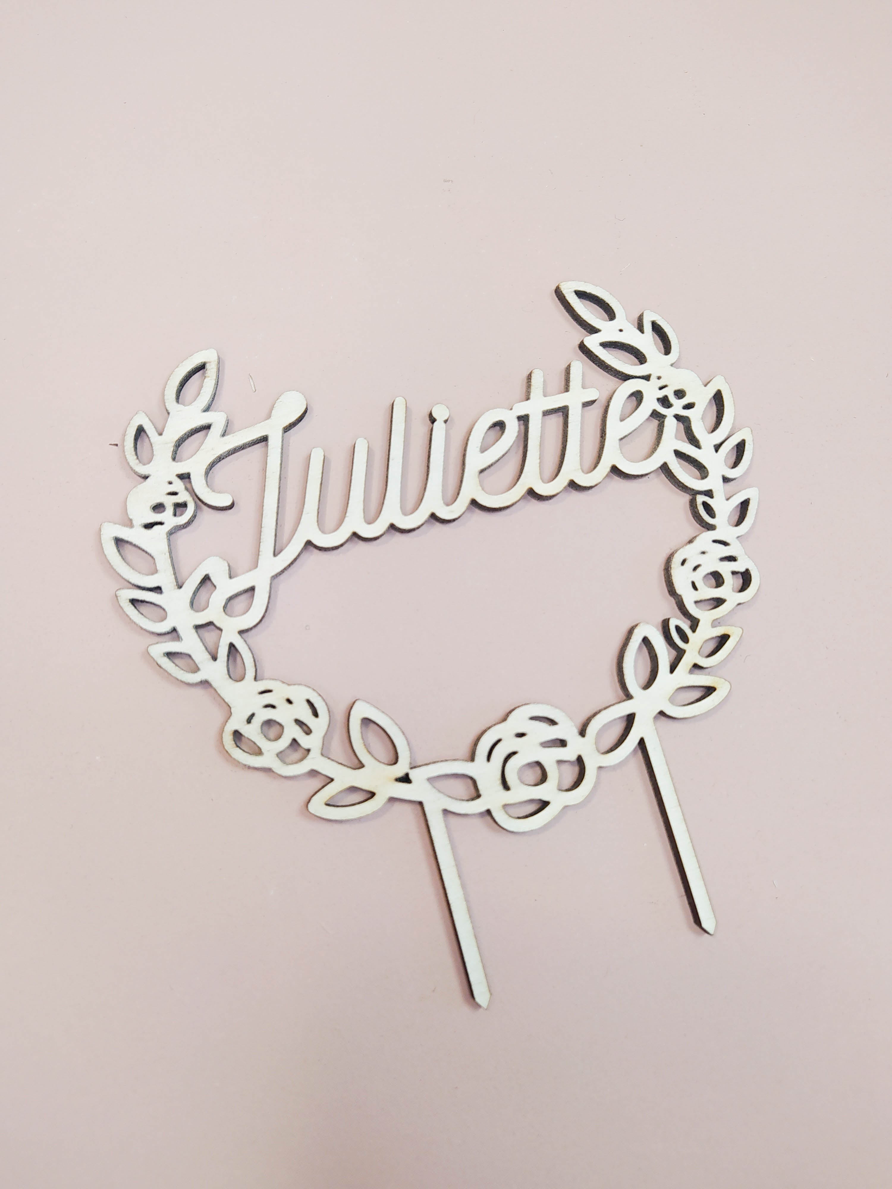 CAKE TOPPER - FEUILLAGES