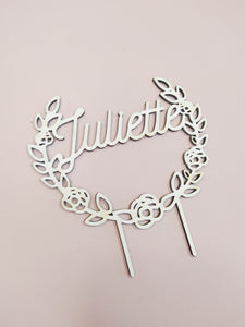 CAKE TOPPER - FEUILLAGES