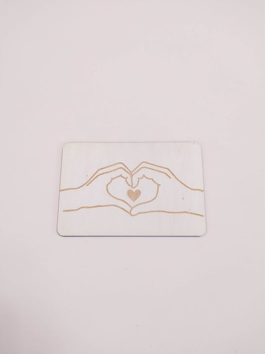 CARTE - MAINS COEUR