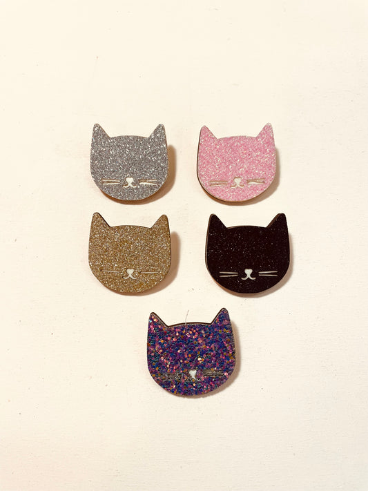 BROCHE - CHAT PAILLETTE