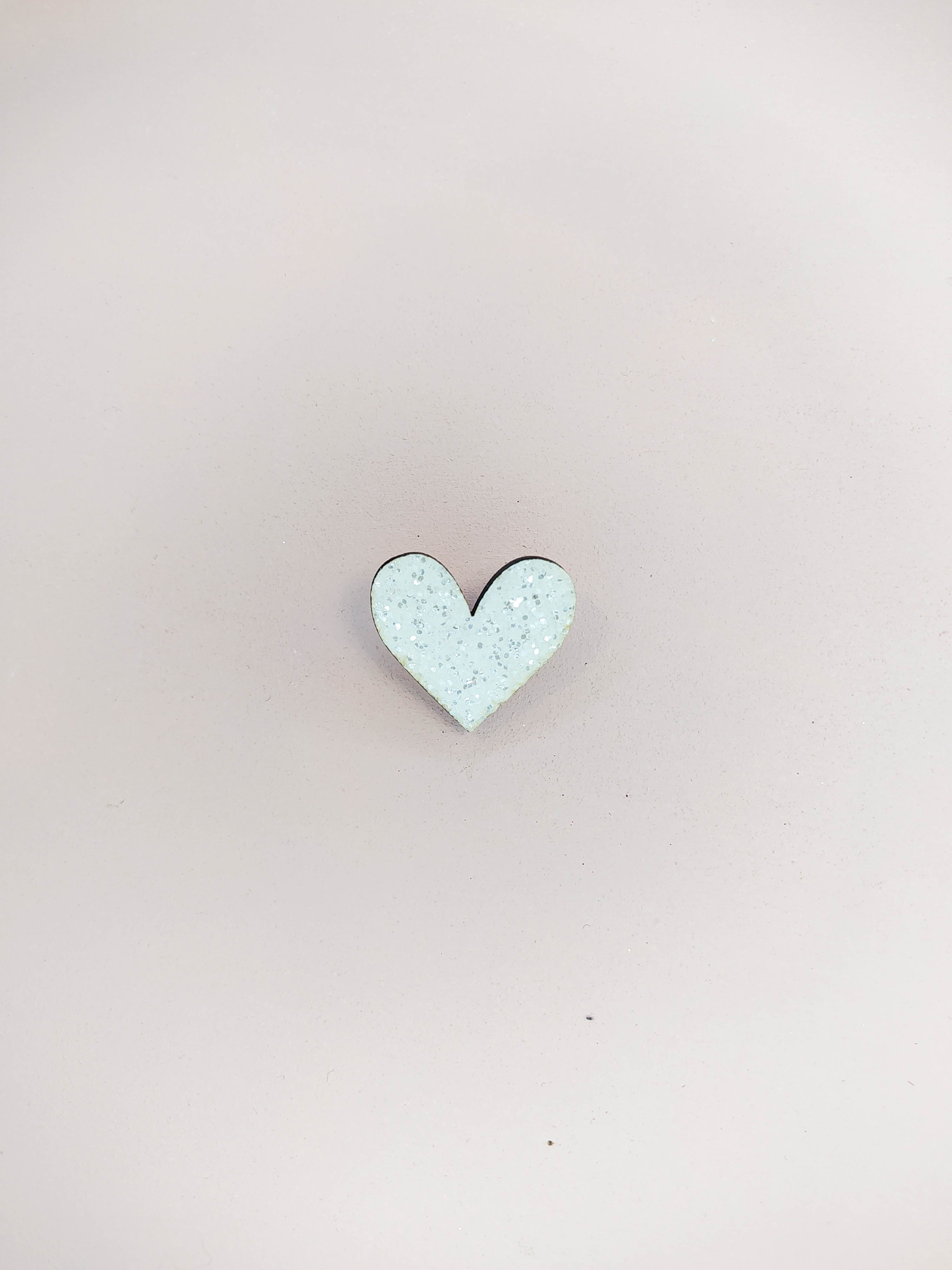 BROCHE - COEUR PAILLETTES