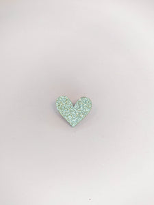 BROCHE - COEUR PAILLETTES