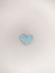 BROCHE - COEUR PAILLETTES