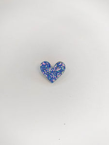 BROCHE - COEUR PAILLETTES