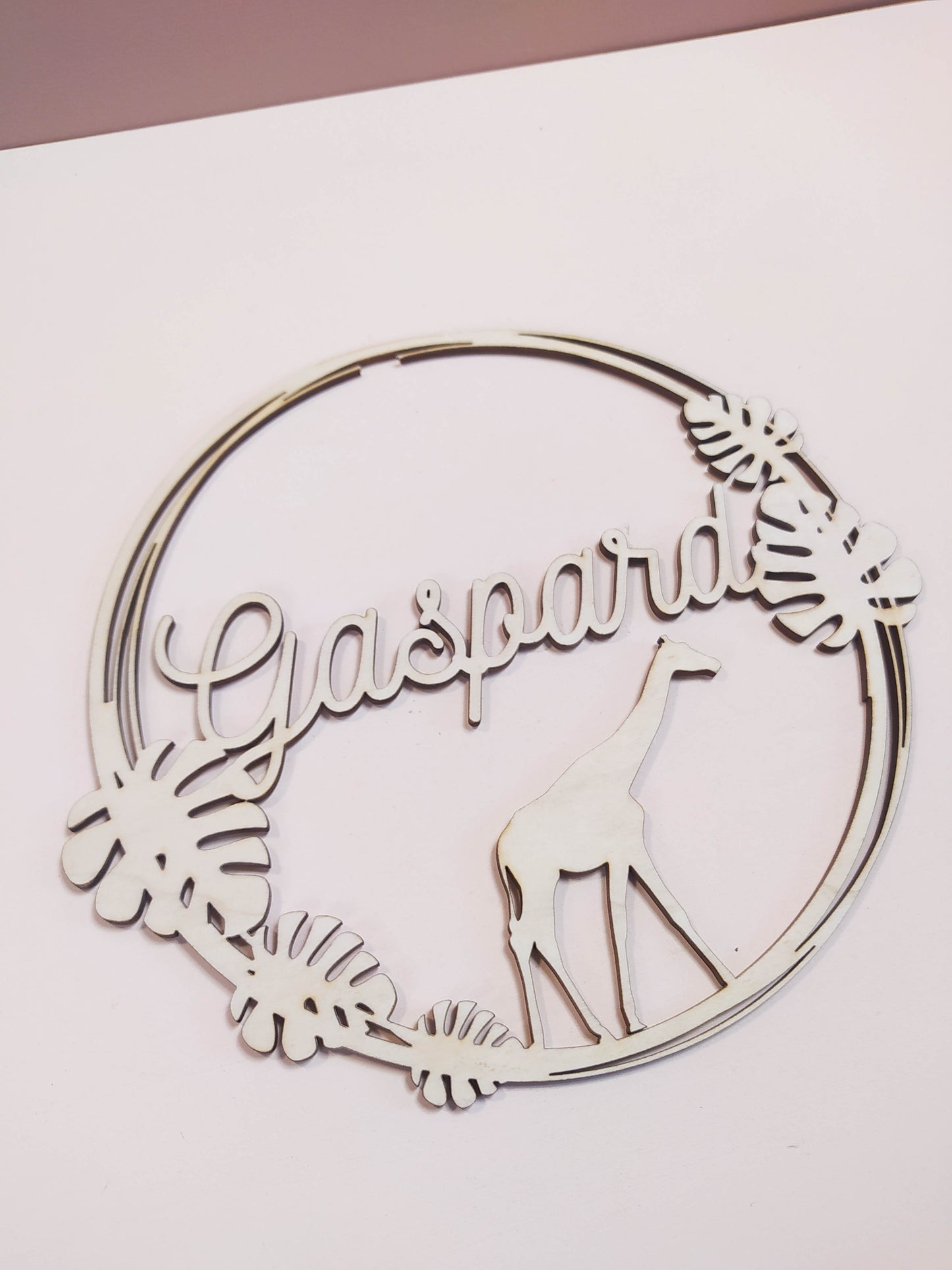 COURONNE GIRAFE - PERSONNALISABLE