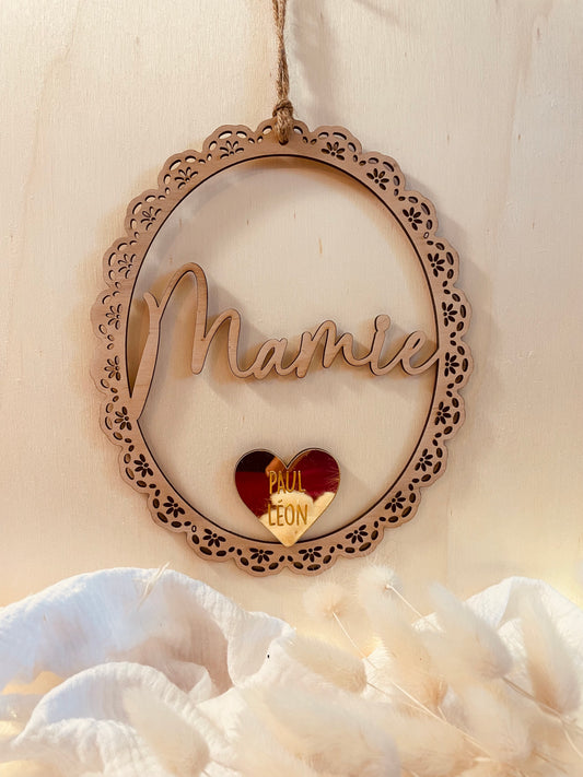 DECORATION MURALE PERSONNALISABLE - MAMIE