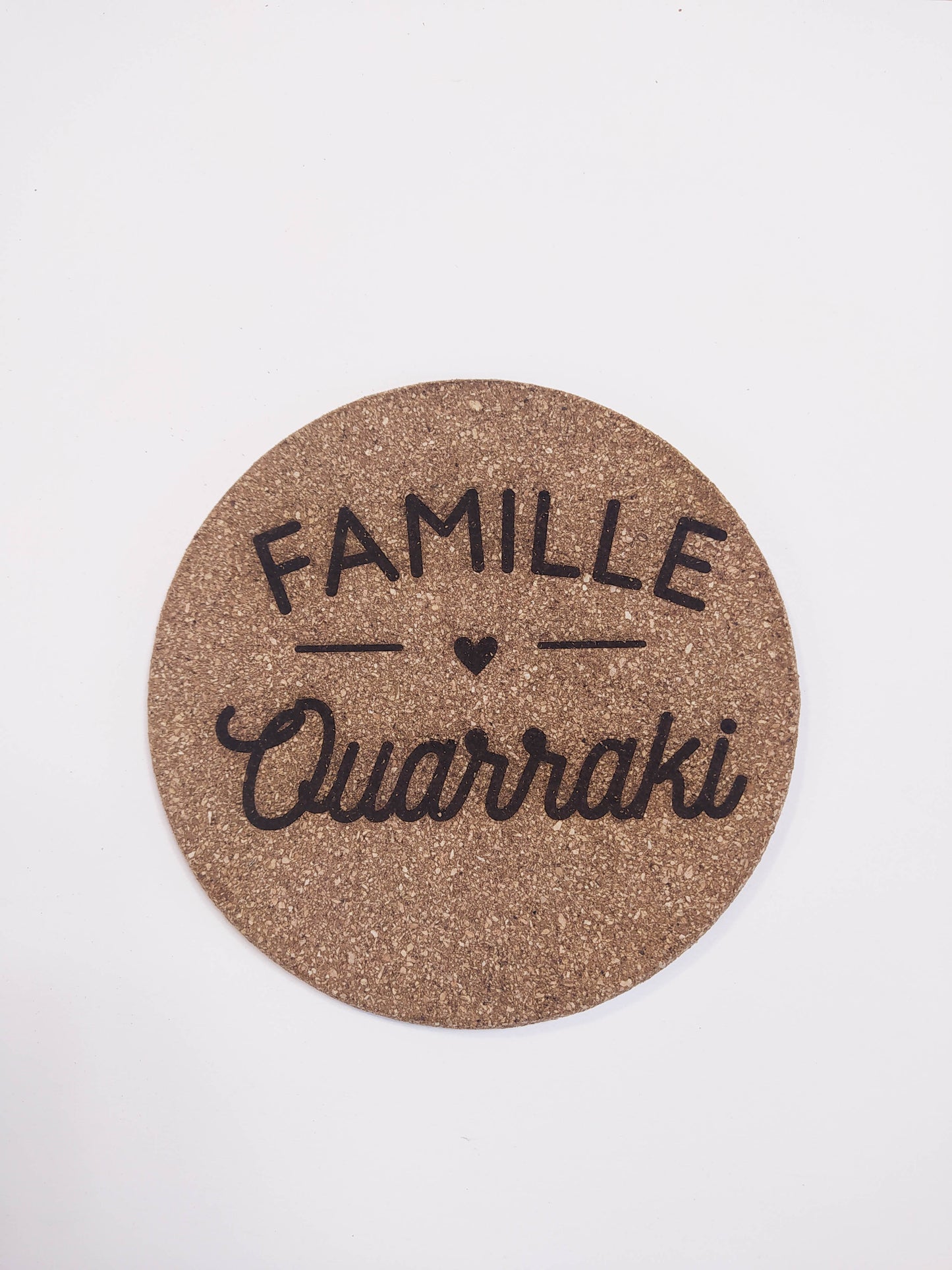 DESSOUS DE PLAT PERSONNALISÉ