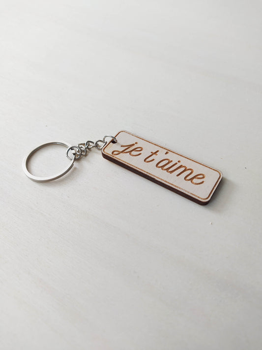 PORTE-CLÉS - MESSAGE PESSONALISABLE