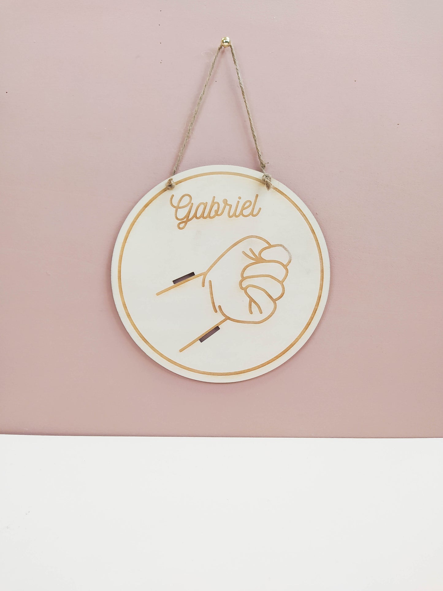 PANCARTE PORTE BRACELET - PERSONNALISABLE