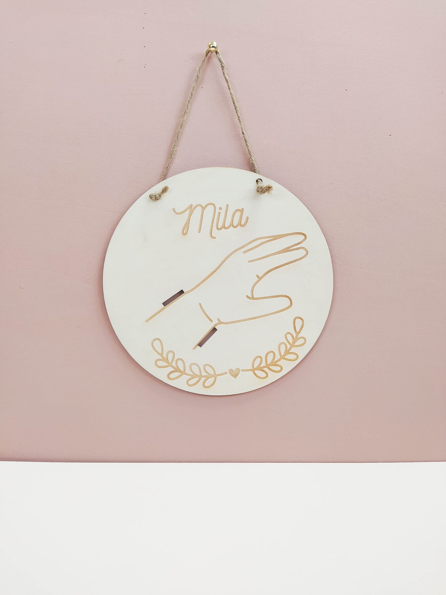 PANCARTE PORTE BRACELET - PERSONNALISABLE