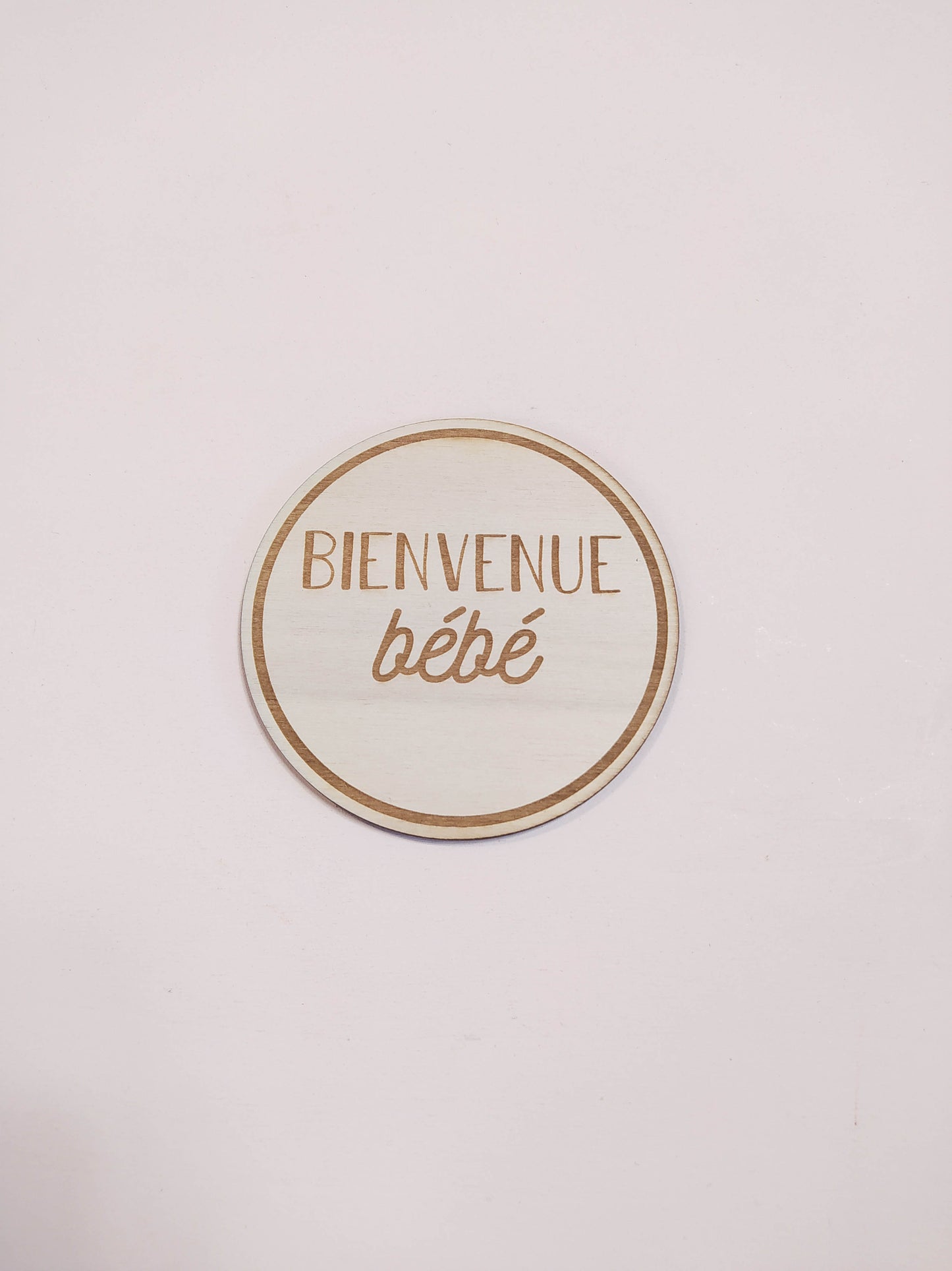 CARTE ANNONCE PERSONNALISABLE - ROND