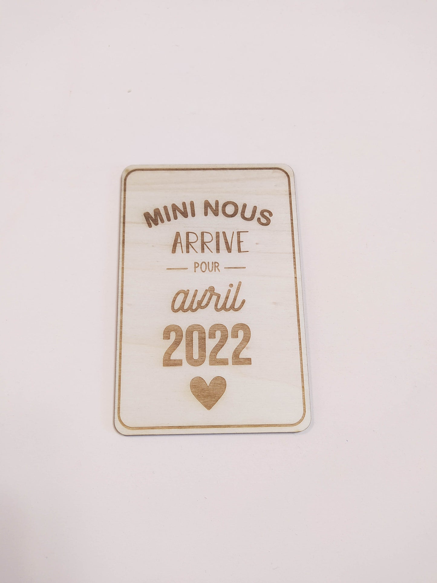 CARTE ANNONCE PERSONNALISABLE GROSSESSE