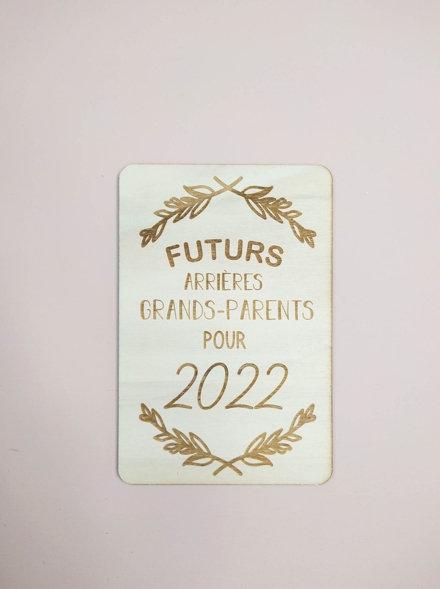 CARTE - FUTURS ARRIÈRES GRANDS-PARENTS