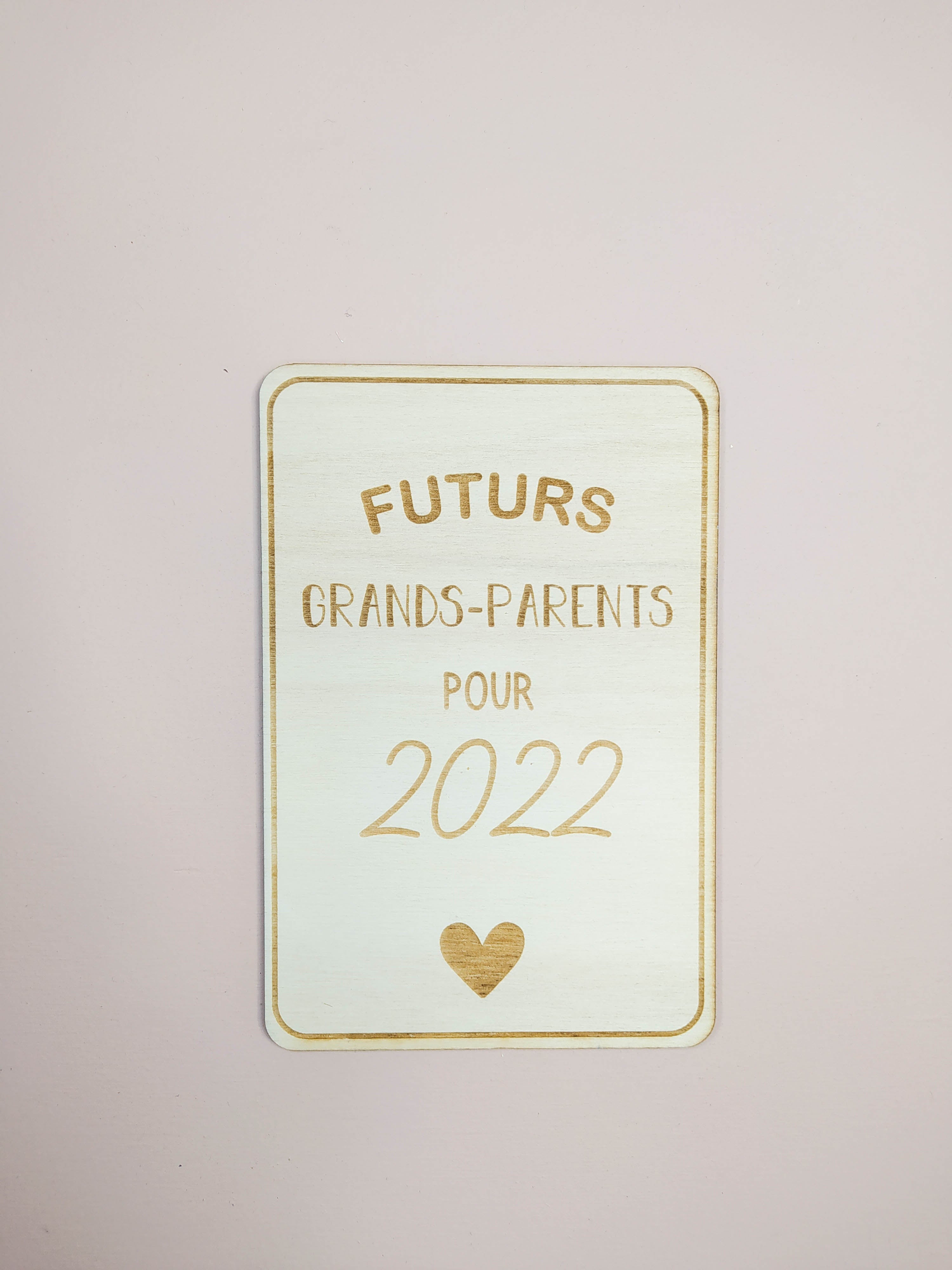 CARTE - FUTURS GRANDS-PARENTS