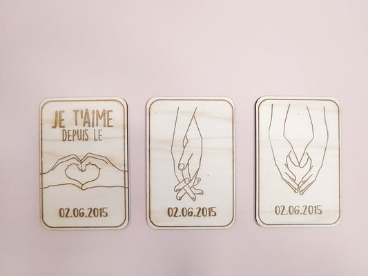 CARTE MAINS - PERSONNALISABLE