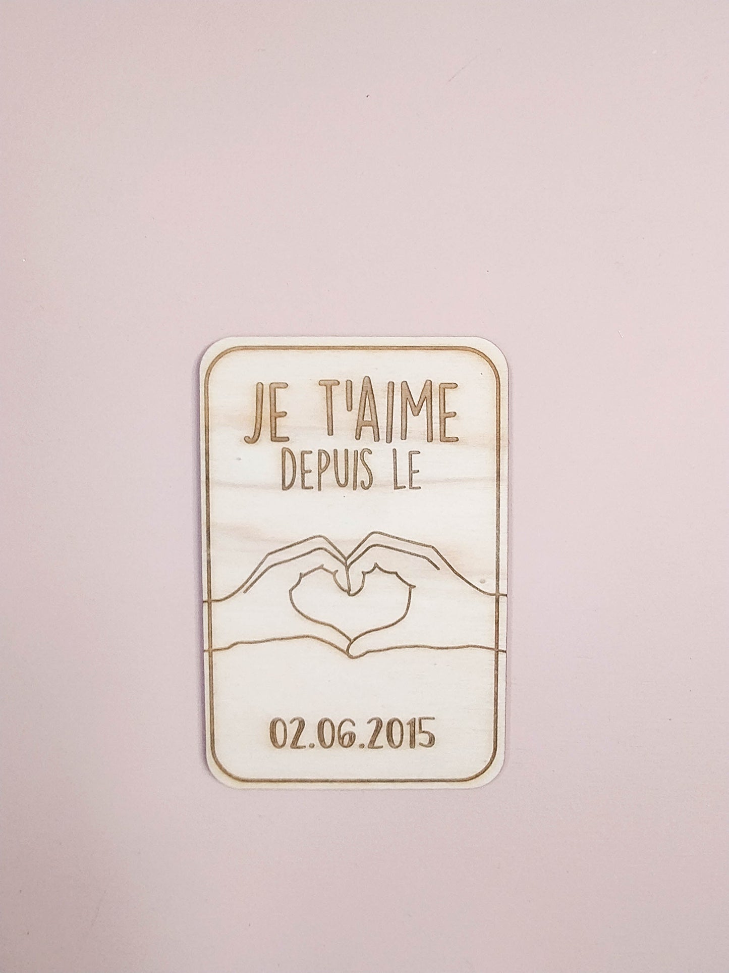 CARTE MAINS - PERSONNALISABLE