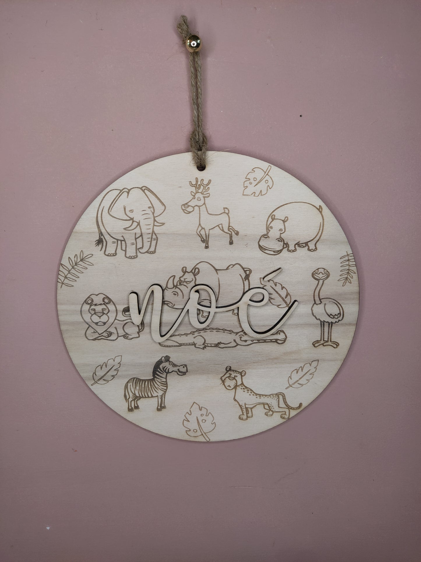 DECORATION MURALE ENFANT - ANIMAUX DE LA SAVANE