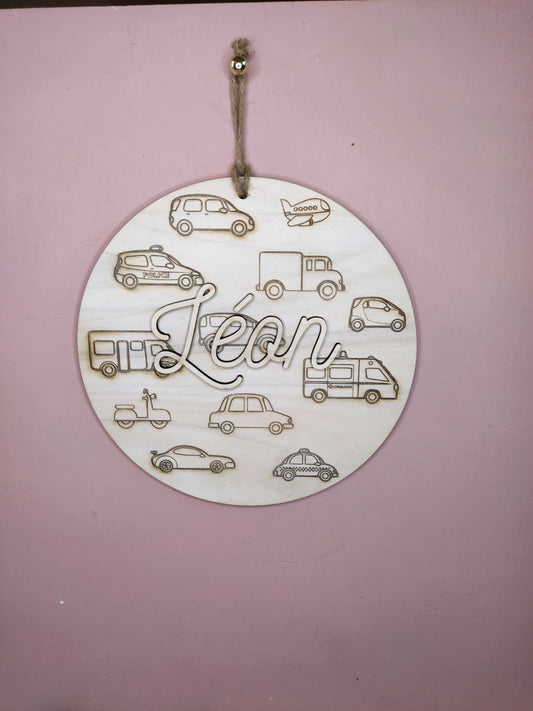 DECORATION MURALE ENFANT - VOITURE