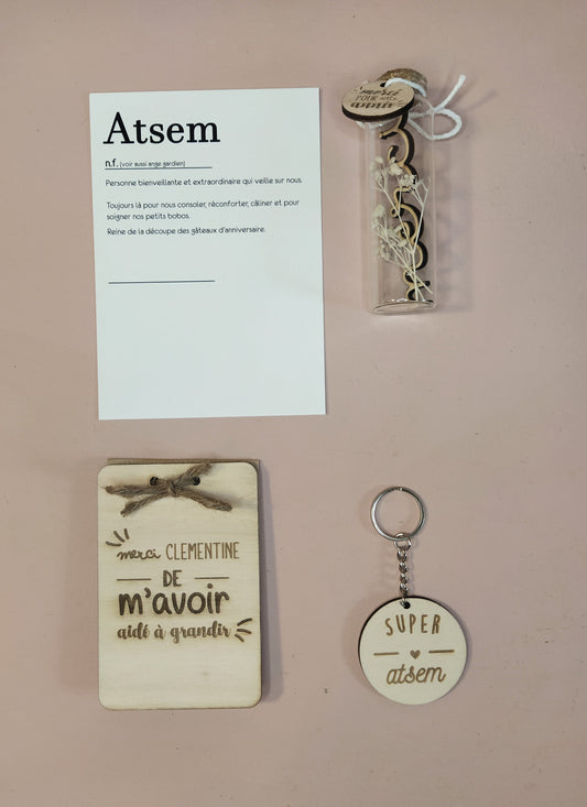 COFFRET CADEAUX ATSEM