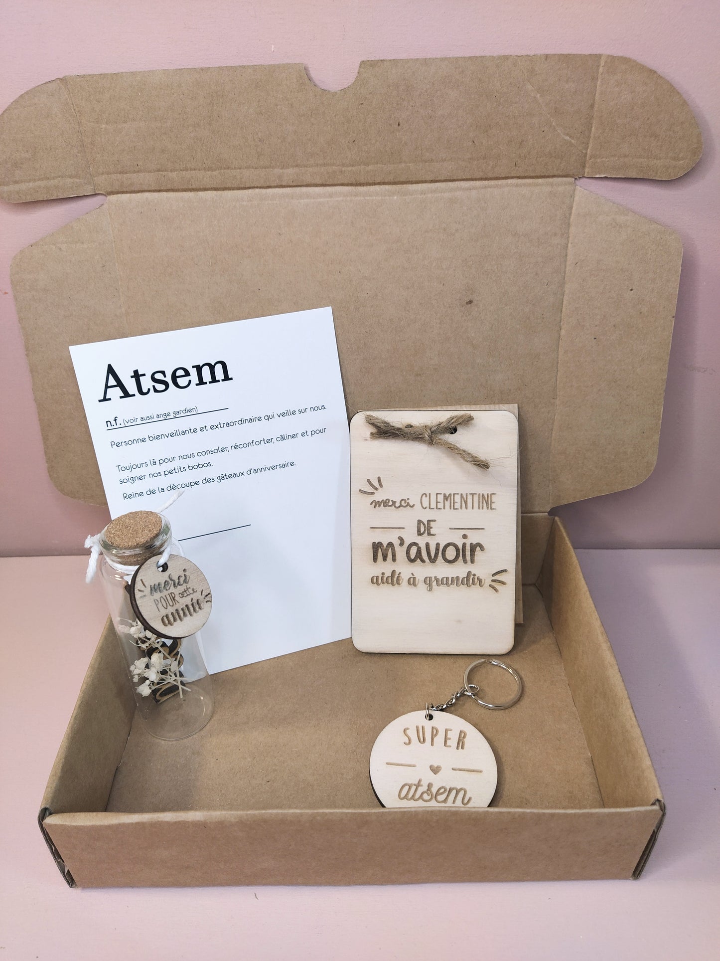 COFFRET CADEAUX ATSEM