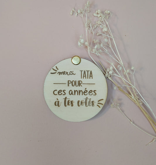 MINI MIROIR -  MERCI NOUNOU/MAITRESSE/ATSEM
